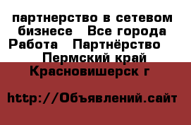 партнерство в сетевом бизнесе - Все города Работа » Партнёрство   . Пермский край,Красновишерск г.